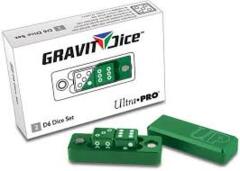 Ultra PRO Gravity Dice D6 Green 2pc Set